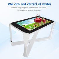 Table tactile interactive intelligente AWSTOUCH 43/55/65 pouces, écran LCD capacitif multi-touch 10 points pour restaurants, musées et expositions