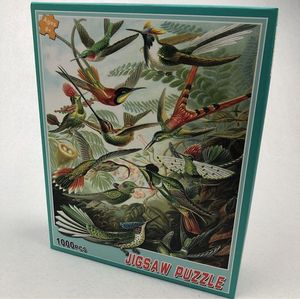 Puzzle en papier de 1000 pièces, <span class=keywords><strong>Grand</strong></span> Budapest Hotel, style peint, dessin animé, jouet éducatif à faire soi-même, à partir de 8 ans - Product Image 2