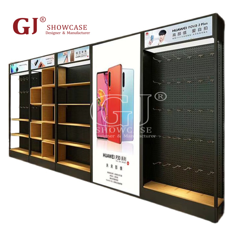 卸売小売店什器 携帯電話棚 携帯電話アクセサリー陳列棚 電子機器用