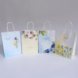 KM Custom Printed <b>Gift</b> <b>Bags</b> Kraft Paper <b>Large</b> Size With Handles Eco Friendly Wholesale Factory Direct Stock Available - Product Image 2