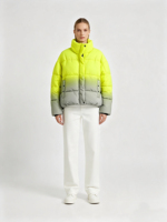 Manteau rembourré imperméable réversible à capuche pour femme - Veste à bulles coupe-vent à manches longues