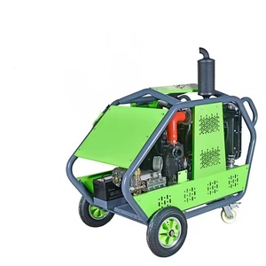 เครื่องทำความสะอาดท่อระบายน้ำสำหรับงานหนัก45Hp เครื่องทำความสะอาดท่อระบายน้ำ22L/นาทีและท่อขุดลอกการทำความสะอาดเชื้อเพลิงดีเซลด้วยตนเองสภาพใหม่ - Product Image 2