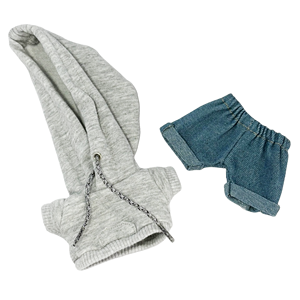 La Luxury 17cm Branded Designer Black Suit Cartoon Toy Plush Vinyl <b>Clothes</b> Only by La Manufacturers Wholesale Fashion - Product Image 3