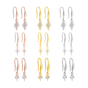 Ganchos para Pendientes de Plata de Ley S925 de la Marca V.<span class=keywords><strong>ME</strong></span> al por Mayor, para Fabricación de Joyería DIY - Product Image 3