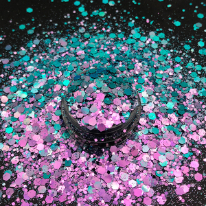 Paillettes caméléon en polyester de qualité cosmétique, flocons pour artisanat cadeaux, 4 pièces - Product Image 2