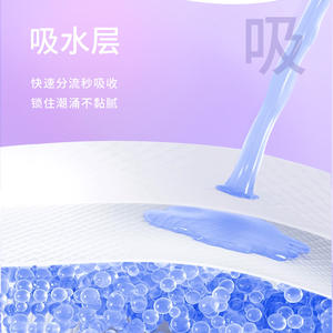 Protège-slip jetable Aibeize Medical 69x70cm sans ailettes pour la nuit, pour femmes, soins hygiéniques - Product Image 3