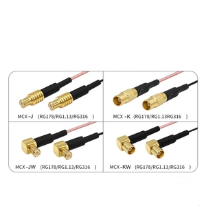Cable de puente RG316 personalizado chapado en oro SMA macho a macho conector BNC/TNC/N/M/FARKA/MCX/MMCX Cable coaxial - Product Image 6