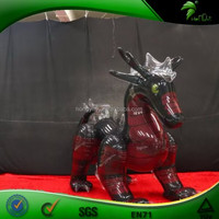 Modèle de dragon chinois gonflable noir transparent, dragon oriental gonflable personnalisé pour la décoration d'événements