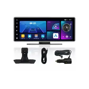 Pantalla de carplay inteligente de 10,26 pulgadas DVR para coche CarPlay inalámbrico Android Auto FM TRANSMISIÓN Tipo C Monitor de reproducción de coche reproductor MP5 PND