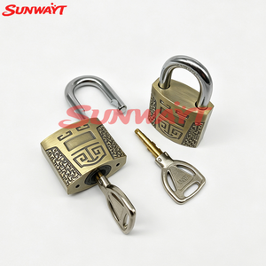 Cadenas en bronze à motifs 40 mm #   Serrure à clé pour boîte à monnaie, serrures de porte antivol pour machine à griffes, console de jeu d'arcade, distributeur automatique - Product Image 4