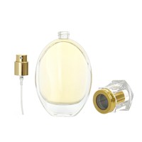 Presse de voyage vide distributeur de parfum d'échantillon de haute qualité 50ml emballage de parfum portable flacon pulvérisateur en verre vide
