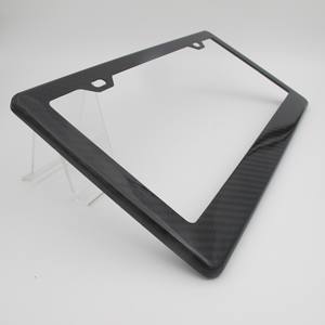 Cadre de <span class=keywords><strong>plaque</strong></span> d'<span class=keywords><strong>immatriculation</strong></span> personnalisé double face de luxe en fibre de carbone 100% Taille USA - Product Image 5