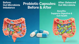 Probiótico + Prebiótico OEM de 50 Mil Millones de UFC, <span class=keywords><strong>14</strong></span> Cepas, 120 Cápsulas Vegetarianas, Suplemento Dietético para la Salud Digestiva en Adultos - Product Image 5