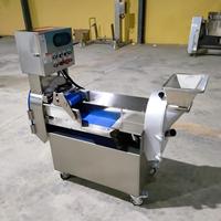 Industriële automatische snijmachine voor citroenen, appels, bananen, kokosnoten, uien, aardappelchips, fruit en groenten.