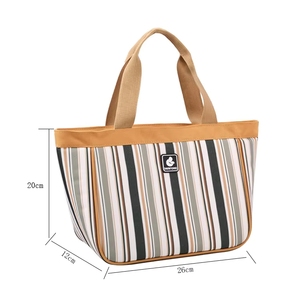 Waterproof 600D Oxford Cloth Advertising <b>Folding</b> <b>Shopping</b> <b>Bag</b> Portable Reusable Roll <b>up</b> lady handbag <b>Bag</b> With Custom Logo - Product Image 3