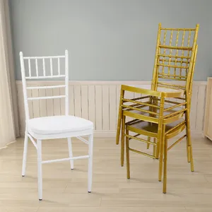 プラスチック製椅子結婚式樹脂椅子アクリルゴールド椅子