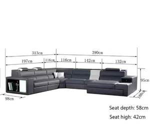 أريكة تشيسترفيلد عصرية من المخمل باللون الأزرق الفاتح والأحمر والأسود مع كراسي هزازة صغيرة للعروس والعريس والأطفال - Product Image 5