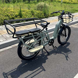 Bicicleta Eléctrica de 48v con Asiento para Niños, Cuadro de Aluminio, Pantalla LCD, Neumáticos Resistentes a Pinchazos, 24 Pulgadas, 50-55km, 7 Velocidades - Product Image 2