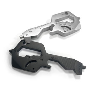 Alat Promosi K3 Multifungsi dari Baja Anti Karat 20 in 1 Bentuk Kunci Gantungan Kunci Alat Multifungsi - Product Image 4