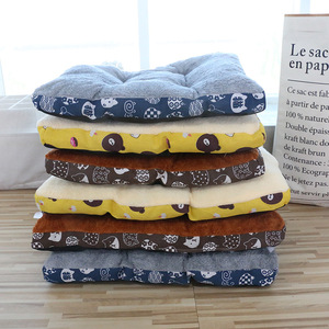 Thickened Pet <b>Mat</b> Fleece Lined Warm Dog Bed Rectangle Cartoon Pattern Four Seasons Use Hand Wash Polyester Fiber Fill - Product Image 3