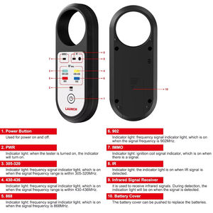 Analizador RF Multibanda, Prueba de Detección Infrarroja de 315-902 MHz, Comunicación Inalámbrica de Nivel Profesional - Product Image 6