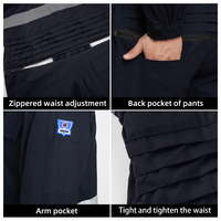 Combinaisons de travail antistatiques avec bandes réfléchissantes, vêtements de travail pour électriciens, vêtements de travail épais personnalisés, combinaisons de travail OEM pour hommes
