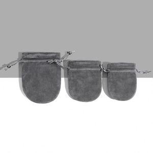 ถุงกำมะหยี่เนื้อนุ่มแบบมีเชือกผูกสำหรับขายส่ง ถุงใส่เครื่องประดับรีไซเคิลได้ สำหรับแหวน สร้อยคอ นาฬิกา อัญมณี - Product Image 4