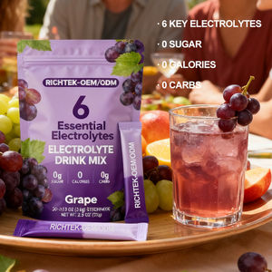 Suplementos para Aumentar la Energía, Bebidas <span class=keywords><strong>Pre</strong></span>-Entrenamiento, Marca Privada, Proveedor Verificado, 0 Grasa, 0 Azúcar, Electrolitos Keto en Polvo en Sobres - Product Image 2