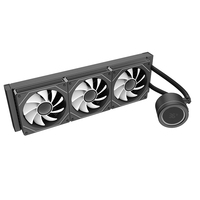 Enfriador Líquido para CPU AIO de Alto Rendimiento de 360 mm con Bloque de Agua Giratorio Infinity Mirror, Sincronización ARGB, TDP de 300 W para Juegos de PC de Escritorio