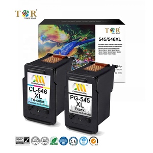 ตลับหมึกพิมพ์สำหรับเครื่องพิมพ์แคนนอน Pixma TR4650 TR4550 MX495 MG2450 PG-545XL CL-546XL ที่ใช้ร่วมกันได้กับเครื่องพิมพ์แคนนอน - Product Image 1