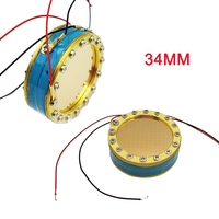 Capsule de microphone à diaphragme plaqué or double face de qualité supérieure MAI AO LA-34C, noyau de capteur stéréo haute sensibilité pour les passionnés d'audio DIY