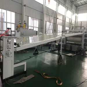 PET PP PVC yumuşak metal plaka plaka ekstrüzyon makinesi şeffaf sert levha ekstrüzyon PET plastik levha makine üretimi