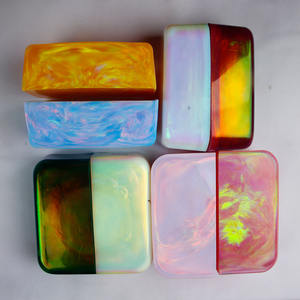 Prezzo all'ingrosso colore arcobaleno grezzo Nebula opale sintetico non tagliato Aurora opale gemma - Product Image 2