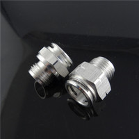 Conector Neumático Recto de Plástico y Latón NBPT, Serie PC-NPT, Conexión Rápida de Un Toque, Fabricado en China