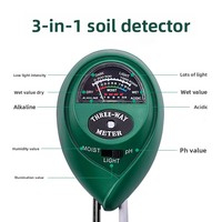 Shuangyang 3-en-1 testeur de sol de précision humidité légère et pH-mètre traitement personnalisé direct du fabricant