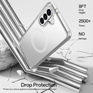 Soonleader Simple Business Hybrid Clear Phone Case Coque mince <span class=keywords><strong>Couverture</strong></span> légère pour la peau pour Samsung A36 - Product Image 6