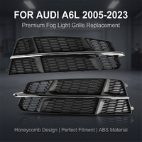 Cache-poignée de hayon arrière de voiture en PC, style nid d'abeille, pour Audi A6 C7 S-Line S6 2015-2018, cache-grille inférieur