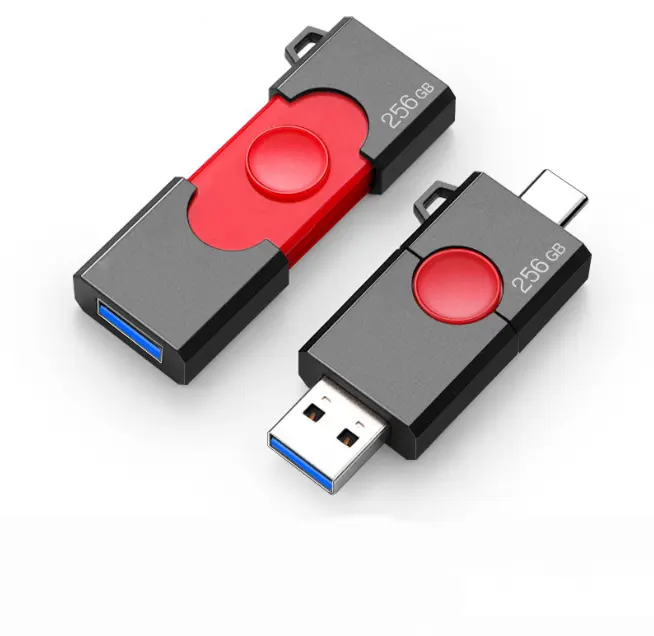 Flash Disk memori Usb, Flash Drive Otg kecepatan tinggi Usb 128 2.0 gb 32gb 64gb 3.0 gb logo kustom plastik dorong dan tarik Usb