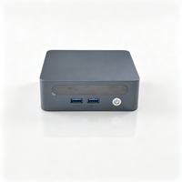 Intel Core I5 Mini PC Quad Core DDR4 SSD Dual Metal Case 15W Daya Rendah Windows 11 Pro Komputer Desktop Bisnis