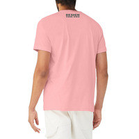 T-shirt en jersey pour homme à col en V et manches courtes 100% coton pur avec impression sérigraphique, tissu doux, marque personnalisée, multicolores
