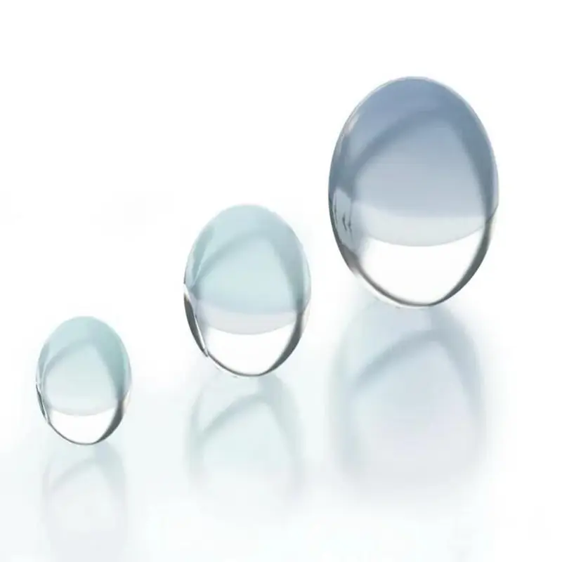 في المخزون البصرية العدسات كرة زجاجية مع قطر 1 مللي متر ، 2 مللي متر ، 3 مللي متر ، 5 مللي متر ، 10 مللي متر ، 12 مللي متر ، 15 مللي متر