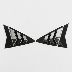 Car Rear <b>Window</b> for Verna Sedan 2011 2012 2015 ABS Carbon Fiber Print Side <b>Cover</b> Trim Sticker Vent Scoop - Product Image 2