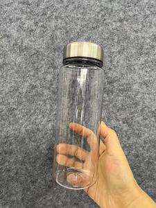 500毫升不含双酚a的Tritan塑料奶瓶，带茶叶过滤器定制标志304不锈钢盖运动水瓶 - Product Image 6