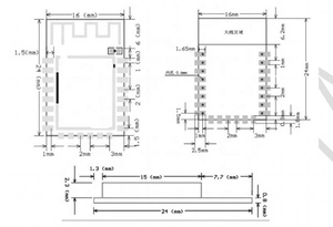 Módulo Wifi WT32C3-S5 4MB WIFI BLE MCU Combo con Chip ESP32-C3, Compatible con ESP-12F ESP-C3-12F ESP-C3-13 - Product Image 5
