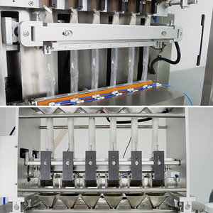 เครื่องบรรจุผงกาแฟแบบซองสติ๊ก 3in1 อัตโนมัติ หลายเลน บรรจุได้ 5 กรัม 10 กรัม ปิดผนึกด้านหลัง - Product Image 4