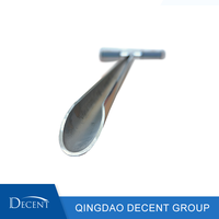 Sonde d'échantillonnage de sol en acier inoxydable de marque Decent, résistante à la rouille, avec poignée ergonomique en T, sans contamination, facile à nettoyer, prélèvement précis, 1 kg