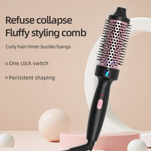 Thẳng Lược Dài Và Ngắn Chăm Sóc Tóc Điện Lược Fluffy Perm Curling Lược Bên Trong Curling Sắt - Product Image 2