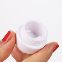 Pot en plastique PP 5g avec couvercle à vis pour crème pour le visage, hydratant et emballage cosmétique