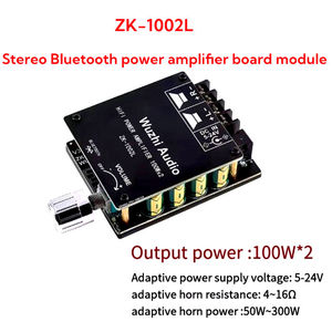 Mini Amplificateur Bluetooth 5.0 Haute Puissance 100WX2 avec Bouton de Volume et Interrupteur ZK-1002L ICs – Catégorie de Produit - Product Image 2