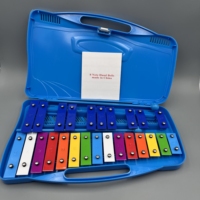 Hot Sell Orff Musical Instrument Kindergarten Xylophone Percussion Musical Instrument 25 Tone Kids Piano Educational Hand Bells